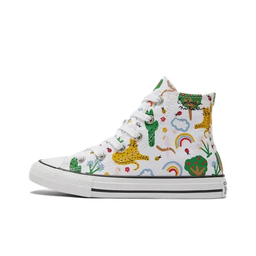 Converse Chuck Taylor All Star High Top KIDS Кеды Белый Зеленый