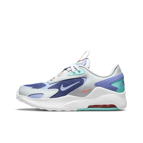 Nike Air Max Bolt Low Топ Детские беговые кроссовки Серый фиолетовый зеленый Подростки