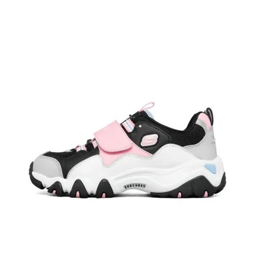 Skechers D'LITES Series Детская повседневная обувь Низкий топ Школьный возраст