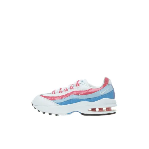 Nike Air Max 95 Kids Lifestyle Shoes Белый розовый голубой для детей от 3 до 7 лет