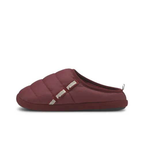 PUMA Tuff Padded Plus Детские домашние тапочки Бордовый Подростки