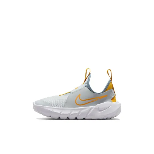 Nike Flex Runner 2 Противоскользящий Амортизация Устойчивый к износу Низкий Топ Детская Беговая Обувь Синие Оранжевые