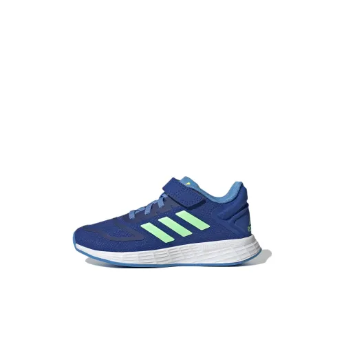 Adidas 10 K Slip Resistant Abrasion Resistant Breathable Low Top Детская беговая обувь Blue Baby