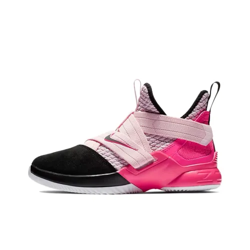 Детская баскетбольная обувь Nike Lebron 12, модель MID, топ, школьный возраст