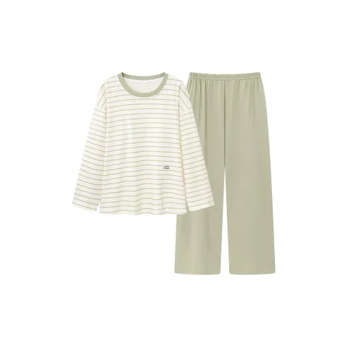 UAVAE Пижамный комплект женский абрикосовый