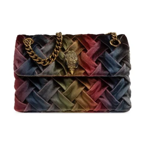 Kurt Geiger London Ткань Сумка через плечо Сумка на плечо Мини Женская Синяя Желтая Красная