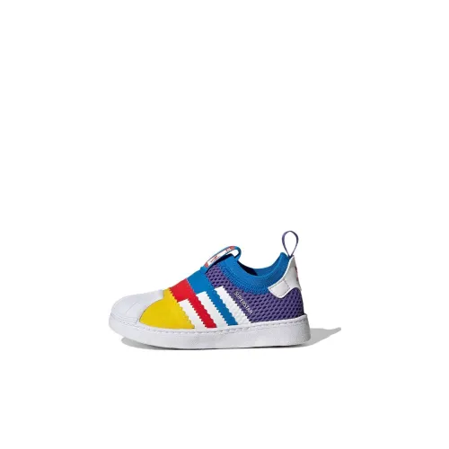 Adidas Originals SUPERSTAR 360 2,0 Дышащая Амортизация Низкий Топ Обувь для малышей Новорожденный и Малыш
