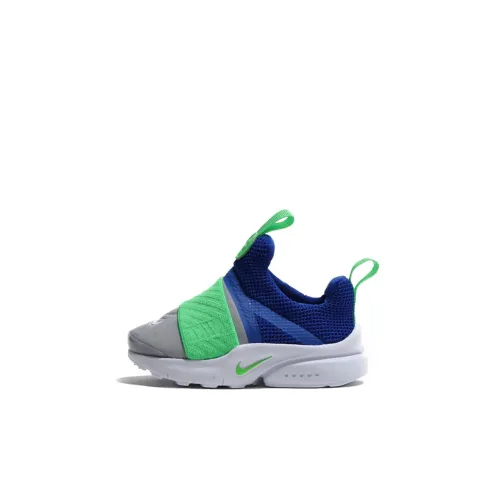 nike Presto Extreme Low Топ Обувь для малышей Серый Зеленый Синий Младенец и Малыш