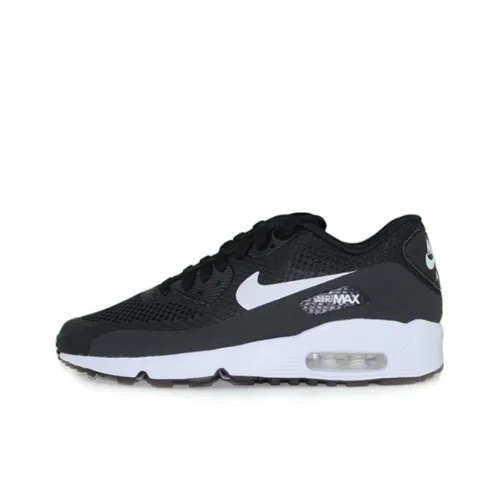 Nike Air Max 90 BR Low Топ Детские беговые кроссовки Черный белый Подростки