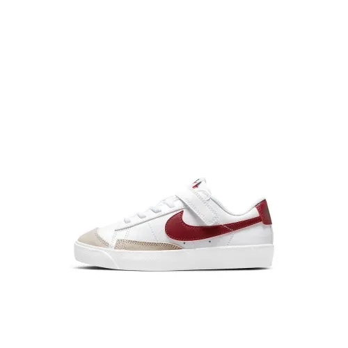 Nike Blazer 77 Low Топ Детские Скейтбординги Белый и красный Дети 3-7 лет