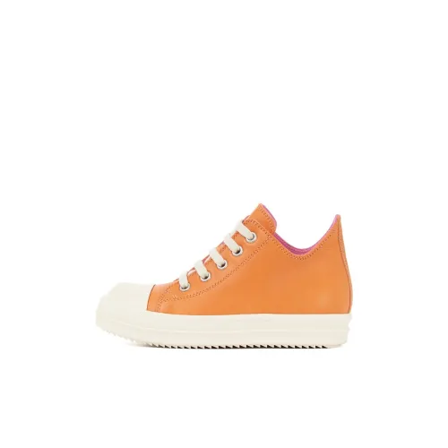 RICK OWENS совместный бренд RO Low Топ Детские Скейтбординги Апельсин Дети 3-7 лет