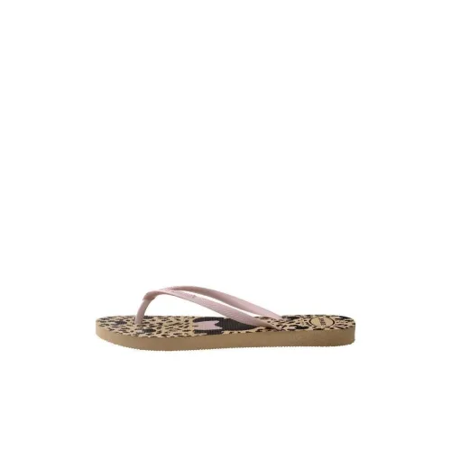 Disney x Havaianas Тонкие Детские Домашние Тапочки Коричневые Черные Малыш