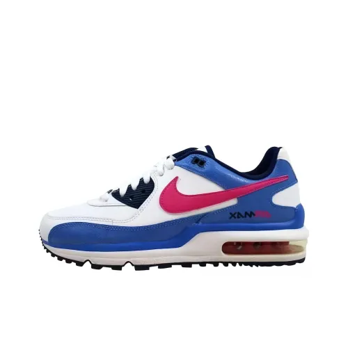 Nike Air Max Wright LTS Амортизация Износостойкие Детские Лайфстайл Кроссовки Синие и Розовые Подростковые
