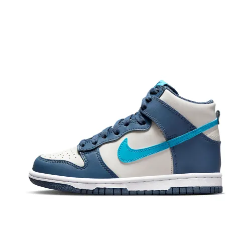 Nike Dunk High Детские Скейтбординги Высокие Топы Подростковый Возраст