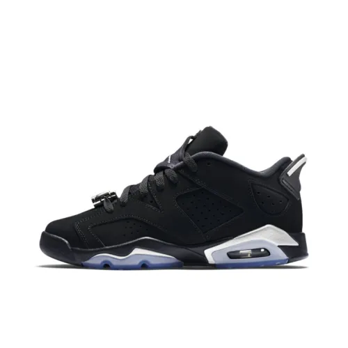 Jordan Air Jordan 6 Ретро Chrome 2015 Низкие Детские Баскетбольные Кроссовки Черные
