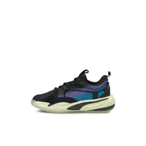 PUMA RS Dreamer Амортизация Износостойкий Низкий Топ Баскетбольные Кроссовки для Игры Черный Фиолетовый Синий