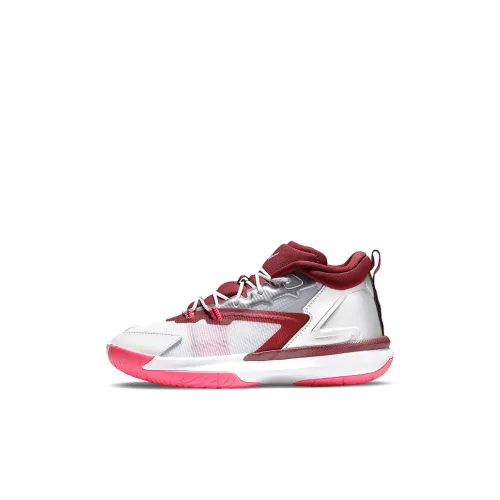 Джордан Zion 1 'Marion' Slip-resistant Амортизация Устойчивость к истиранию MID Топ Детские Баскетбольные кроссовки