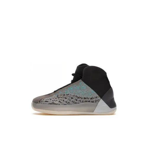 Adidas Originals Yeezy QNTM Детские баскетбольные кроссовки MID Топ Пре-школа