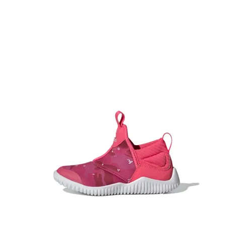 Adidas Rapidazen C Амортизация Низкий Топ Детская Беговая Обувь Розовая Белая Дети Возраст 3-7 Лет