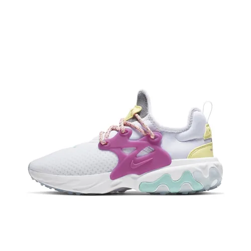 Nike React Presto Slip-Resistant Амортизация и Дышащий Низкий Топ Kids Lifestyle Shoes Фиолетовый
