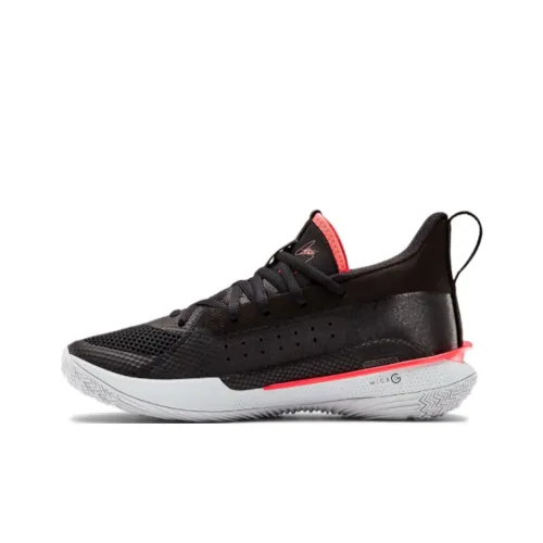 Under Armour Curry 7 Детская баскетбольная обувь Низкий топ Школьный возраст