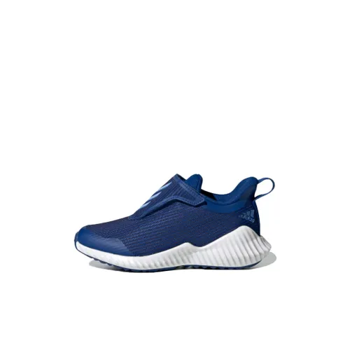 Adidas Fortarun AC K Slip-Resistant и Breathable Низкий Топ Детская Беговая Обувь Синий Черный Детский