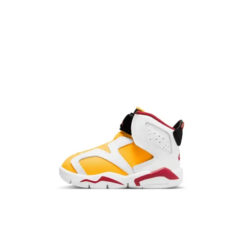 Jordan Air Jordan 6 Ретро Little Flex TD Высокий Топ Обувь для малышей Желтый Infant And Toddler