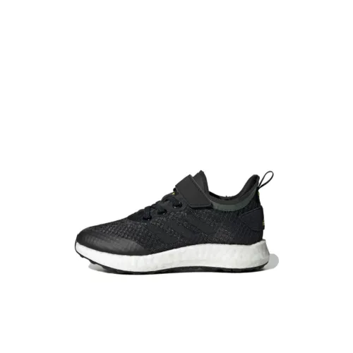 Adidas Rapida Lux El K Low Топ Детские беговые кроссовки Черный Детский