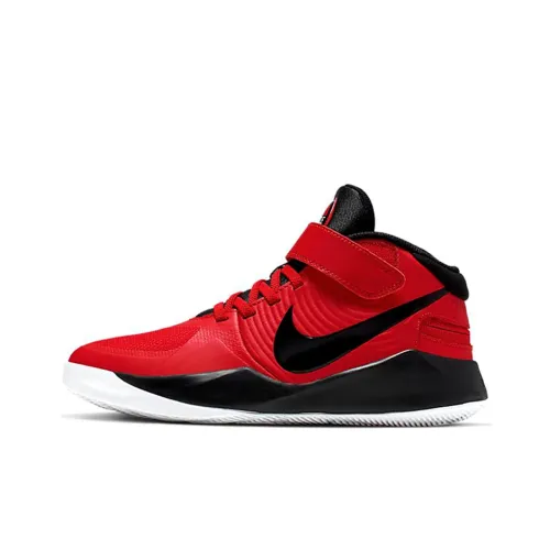 Nike Team Hustle D 9 FlyEase Детские баскетбольные кроссовки MID Топ Унисекс