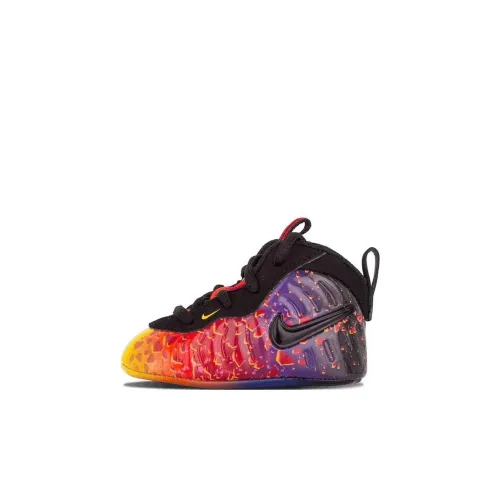 nike Lil Posite Pro Slip Resistant Abrasion Resistant MID Топ Обувь для малышей Черный Красный Фиолетовый Infant And Toddler