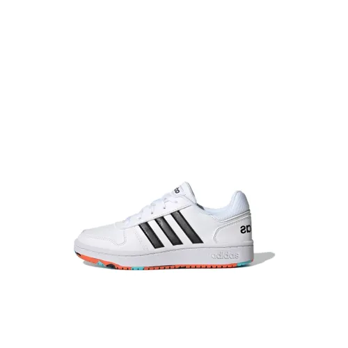 ADIDAS NEO Hoops 2,0 Устойчивые к истиранию Низкие Баскетбольные кроссовки для детей KIDS