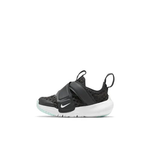 Nike Flex Advance BR противоскользящий амортизация дышащий низ беговые кроссовки черный белый для малышей и детей младшего возраста