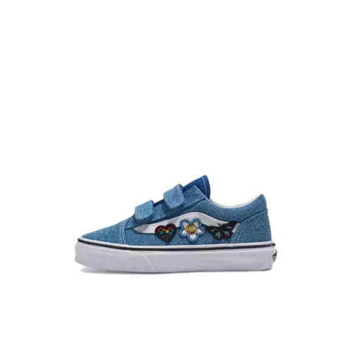 Vans Детские Скейтбординги Низкие Топы Синие Kids