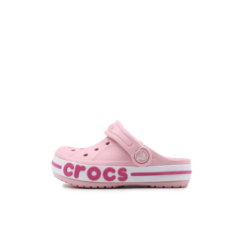 Crocs Bayaband Anti KICK Амортизация и Устойчивость к Износу Детские Сандалии Розовые Детские