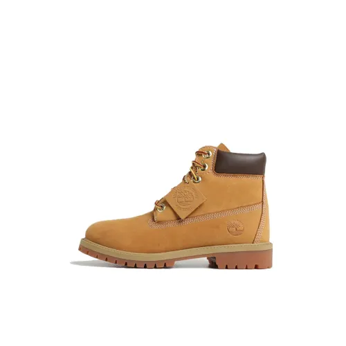 Timberland Противоскользящие Устойчивые к истиранию Анти-КИК Низкие Детские ботинки Коричневый Детский