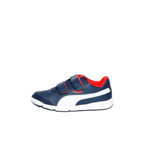 PUMA Stepfleex 2 SL V Ps Низкий Топ Детские Скейтбординги Темно-синий Children Возраст 3-7 лет