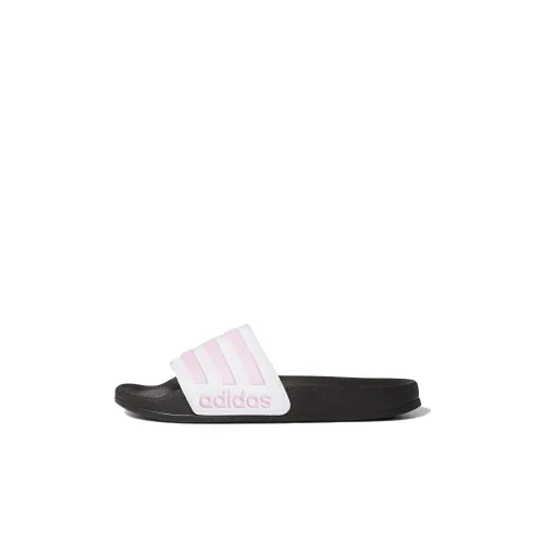 Детские тапочки Adidas Adilette SHOWER Quick Dry черные розовые белые