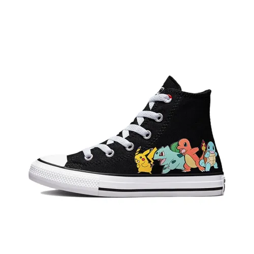 Converse Chuck Taylor All Star 'First Partners' Высокие Кеды для Детей Черные Подростковые