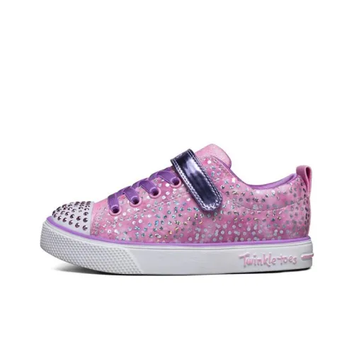Skechers Twinkle Toes Низкий Топ Детские Скейтбординги Розовый Подростки