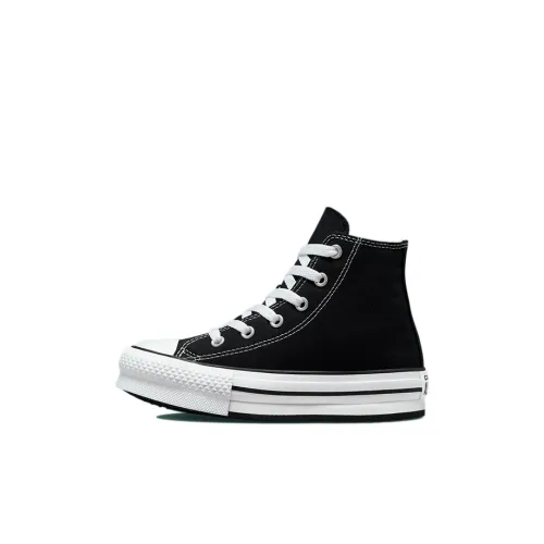 Конверс All Star Lift High Топ Кеды Черный белый Для детей 3-7 лет