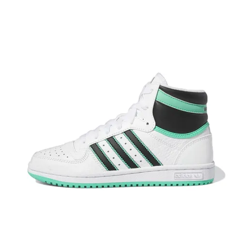 Adidas Originals TOP TEN RB J High Топ Детские Скейтбординги Белый Черный Зеленый