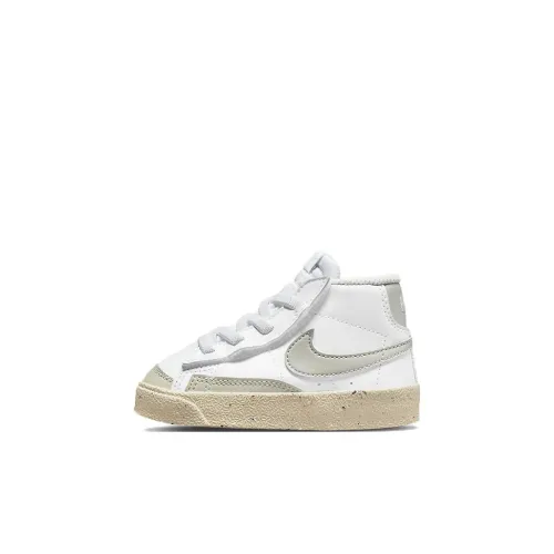Nike Blazer '77 SE Slip-Resistant Abrasion-Resistant Lightweight MID Toddler Shoes White Infant And Toddler
