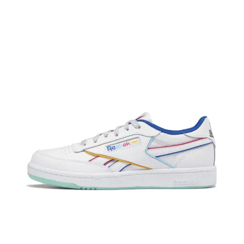 Reebok Club C Series Детские Скейтбординги Низкий Топ Школьный возраст