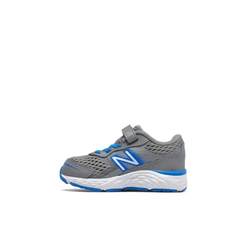 New Balance NB 680 Series V6 Амортизация Низкий Топ Обувь для малышей Серый Синий Infant и Toddler