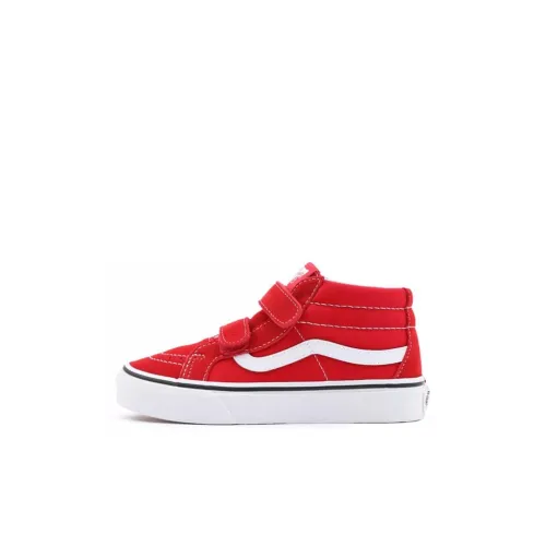 VANS SK8 MID Топ Детские Скейтбординги Красный Children Возраст 3-7 лет
