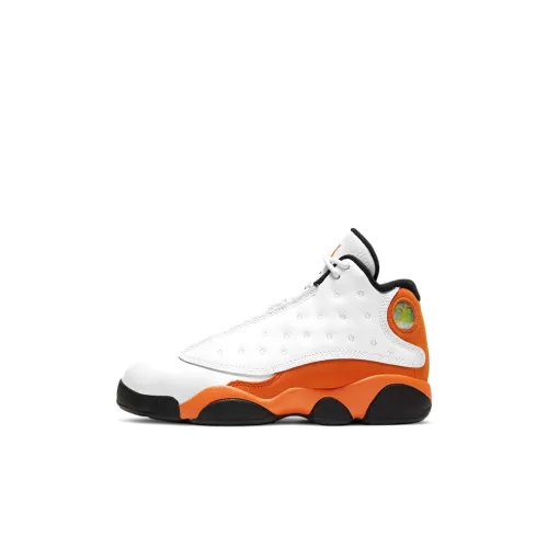 Jordan Air Jordan 13 Ретро 'Морская звезда' Высокие Топы Детские Баскетбольные Кроссовки Морская звезда Оранжевые Детские Возраст 3-7 Лет