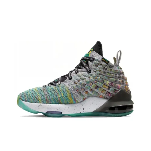 Nike Lebron 17 I Promise противоскользящие высокие баскетбольные кроссовки зеленого цвета для подростков