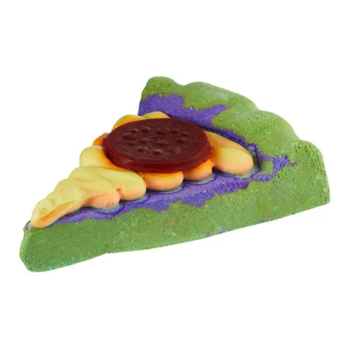 LUSH x RENZHESHENGUI Любовь And Peace Pizza Bubble Bomb Купание Пузырьки Чистка Увлажнение Смягчение 135г 160г