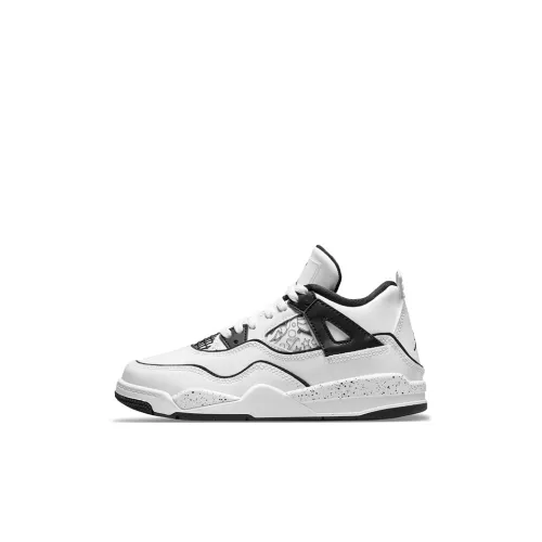 Jordan Air Джордан 4 Детские баскетбольные кроссовки MID Топ Pre School