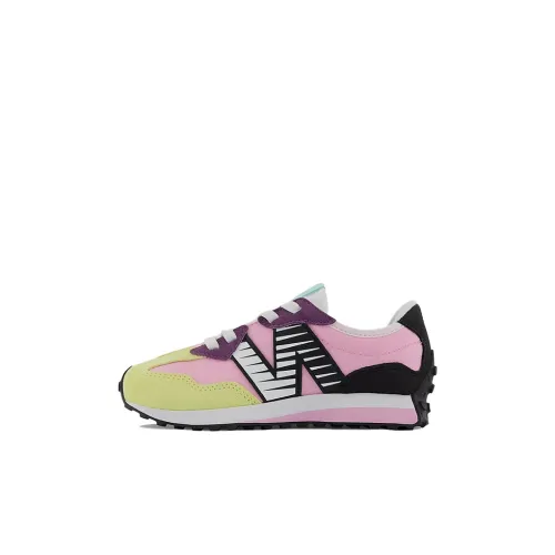 New Balance NB 327 Low Топ Спортивные беговые кроссовки Розовый Черный Желтый многоцветный для детей в возрасте 3-7 лет